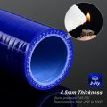 G-plus Silicone Coolant Hose Kit Clamps Upper Lower Compatible With Ford 6 0 0l Powerstroke Diesel 2pcs 2003 2004 Blue