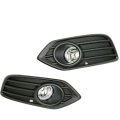 1 Pair Front Fog Lights Lamps Assembly Replacement For Honda Hrv 2019-2022 Left And Right Side W Bezel Switch Wiring Harness 