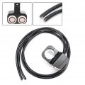 Qiilu Handlebar Headlight Dual Switch Spot Light Led Waterproof 25mm