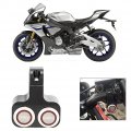 Qiilu Handlebar Headlight Dual Switch Spot Light Led Waterproof 25mm