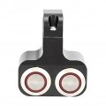 Qiilu Handlebar Headlight Dual Switch Spot Light Led Waterproof 25mm