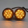 Httmt- Smoke Rear Running Brake Turn Signal Light Indicator For Xl883 02- 05 Fxdwg 17 Flstf