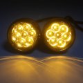 Httmt- Smoke Rear Running Brake Turn Signal Light Indicator For Xl883 02- 05 Fxdwg 17 Flstf