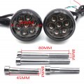 Httmt- Smoke Rear Running Brake Turn Signal Light Indicator For Xl883 02- 05 Fxdwg 17 Flstf