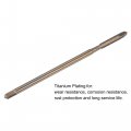Uxcell Spiral Point Threading Tap M4 X 0 7 Metric Cobalt Hss High Speed Steel Titanium Plated Machine Straight Flute Thread H2