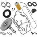 Caltric Metal Camshaft And Gasket Kit Compatible With John Deere Gx345 20hp Kawasaki 585cc