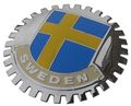 Sweden Car Grille Badge Emblem