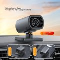 150w Car Heater Fan With Suction Cup 2-level Adjustable 360-degree Rotation Portable Defogger And Defroster