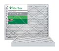 Filterbuy Afb Merv 8 22x24x1 Pleated Ac Furnace Air Filter Pack Of 4 Filters Silver 