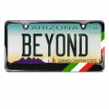 Ipick Image Real Black Carbon Fiber Italy Flag Off-center In Sports Stripe License Plate Frame