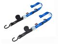 Powertye 6ft Cam Buckle Soft-tye Tie-downs Latch Hooks 