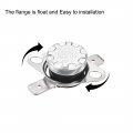 Uxcell Ksd301 Thermostat 120a 248a F 10a Normally Closed N C Adjust Snap Disc Temperature Switch 5pcs