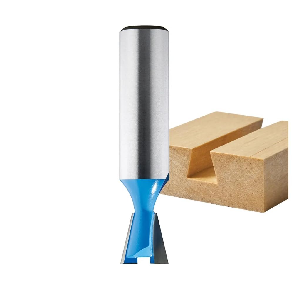 Dovetail Router Bit 5 8 In Diameter X Height 14 Degrees 1 4 Carbide Cut