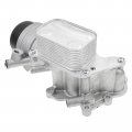 A-premium Engine Oil Cooler Assembly Compatible With Mini Cooper 2007-2011 L4 1 6l