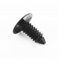 Qiilu 100pcs Car Door Trim Hole Plastic Push In Rivets Fastener 7 5mm Black