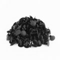 Qiilu 100pcs Car Door Trim Hole Plastic Push In Rivets Fastener 7 5mm Black