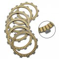 Clutch Friction Plates Compatible With Oem 256-16331-00 341-16321-09 341-16321-03 6 For Yamaha Tx650 1973 Xs650 1980-1983
