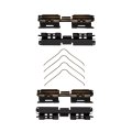 Front Disc Brake Hardware Set For Lincoln Navigator 2022 2023 2024 Part Number Alx-pau-df-340-40043-cla7 Standard Black Plastic