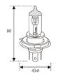 H4 8500k 60 55w Xenon Plasma-white Quartz Glass Bulbs Ion Coating For Fog Light -high Beam Low Sgp85k-h4
