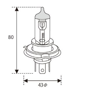 H4 8500k 60 55w Xenon Plasma-white Quartz Glass Bulbs Ion Coating For Fog Light -high Beam Low Sgp85k-h4