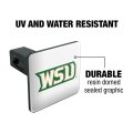 Graphics More Wright State Secondary Logo Tow Trailer Hitch Cover Plug Insert