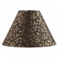 Aspen Creative 32083 Hardback Empire Transitional Spider Brown Lamp Shade 7 Top X 18 Bottom 12-1 2 Slant 