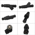 6 Pcs Upgrade 4-hole Fuel Injectors Nozzle For Jeep Wrangler Cherokee 3 3l-4 0l
