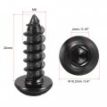 Uxcell Hex Socket Self Tapping Screws M6 X 20mm Carbon Steel Wood Screw 50pcs