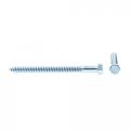 Prime-line Hex Lag Screws 3 8 In X 5 A307 Grade A Zinc Plated Steel 50 Pack
