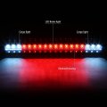Auto Dynasty Compatible With 88-00 Chevy Gmc C K 3d Led C-bar Tail Light 3rd Third Brake Cargo Lamp Chrome Smoked