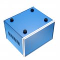 Uxcell 210 X 180 140mm Electronic Iron Diy Junction Box Enclosure Case Blue