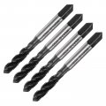 Uxcell 4pcs Spiral Flute Thread Taps M6 X 1 Nitride Coated Metric Screw Tap Fully Ground High Speed Steel 6542 Machine