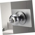 Housoutil 6pcs Deadbolt Cover Cupboard Repair Plate Kitchen Door Knob Fixing Lock Reinforcer Furniture Kit Bracket Front