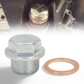 Front Differential Drain Plug Kit For Toyota 4runner Tacoma Lexus Replaces 90341-24016 And 90430-24017 Heavy Duty Anti 