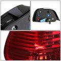 Compatible With Bmw E38 7-series Pair Of Clear Lens Red Led Rear Brake Signal Tail Light