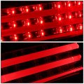 Compatible With Bmw E38 7-series Pair Of Clear Lens Red Led Rear Brake Signal Tail Light