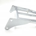 Httmt Mt152- Motorcycle Chrome Sissy Bar Luggage Rack Compatible With 2001-2004 Suzuki Volusia Vl800 2005-2009 Boulevard M50