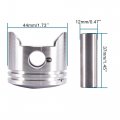 44mm Piston Assembly Kit For 2 Stroke 49cc 44 6 Pocket Bike Dirt Mini Moto Atv Quad 4 Wheeler 1 73 In Width K082-055
