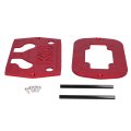 Battery Tray Hold Down Bracket Aluminum Ball Milled Fit For Optima 34 78 Batteries Red
