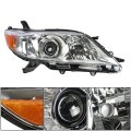 Passenger Side Headlight Assembly For Sienna 2011 2018 Halogen Chrome Housing Headlamp 8111008032 Replacement