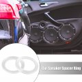 X Autohaux 2pcs Car Speaker Spacer Ring Mounting Plate For 2 5 Inch Speakers Acrylic 60mm Id Universaly