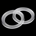 X Autohaux 2pcs Car Speaker Spacer Ring Mounting Plate For 2 5 Inch Speakers Acrylic 60mm Id Universaly
