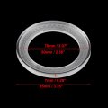 X Autohaux 2pcs Car Speaker Spacer Ring Mounting Plate For 2 5 Inch Speakers Acrylic 60mm Id Universaly