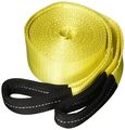 73811 Tow Strap 3 In X 20 Ft With Looped Ends 22500 Lbs Capacity Nylon Web Construction Reinforced Stitching Abrasion Cut 