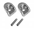 Blue Oval Industries Chrome Door Lock Bezels And Pins Made For Mustang 2005-2014 
