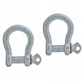 Boattector Galvanized Anchor Shackle 1 4 In 3006 6602 Hot Dipped Steel Working Load Limit 725 Lbs Breaking Strength 2910 Drop 