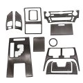 12pcs Carbon Fiber Interior Full Cover Trim For Lexus Is250 Is350 2007 2008 2009 2010 2011 2012