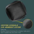 A Abigail Center Console Armrest Cover Replacement For 2009 2010 2011 2012 2013 2014 2015 Honda Pilot Auto Leather Suture Lid