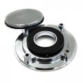 Httmt Mt249-042-cd Chrome Keyless Gas Cap Twist Off Fuel Tank Compatible With 1997-2003 Suzuki Gsx-r 600 1996-2003 750