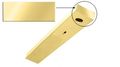 Crl Polished Brass End Cap With Screws For Use 1-3 4 X Headers Dch4ecpb 